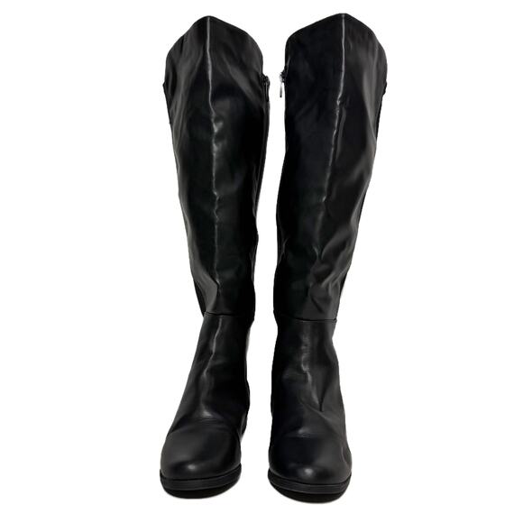 Lane Bryant 50/50 Faux-Leather Over-The-Knee Riding Boots size 9 Wide Calf - Picture 4 of 14